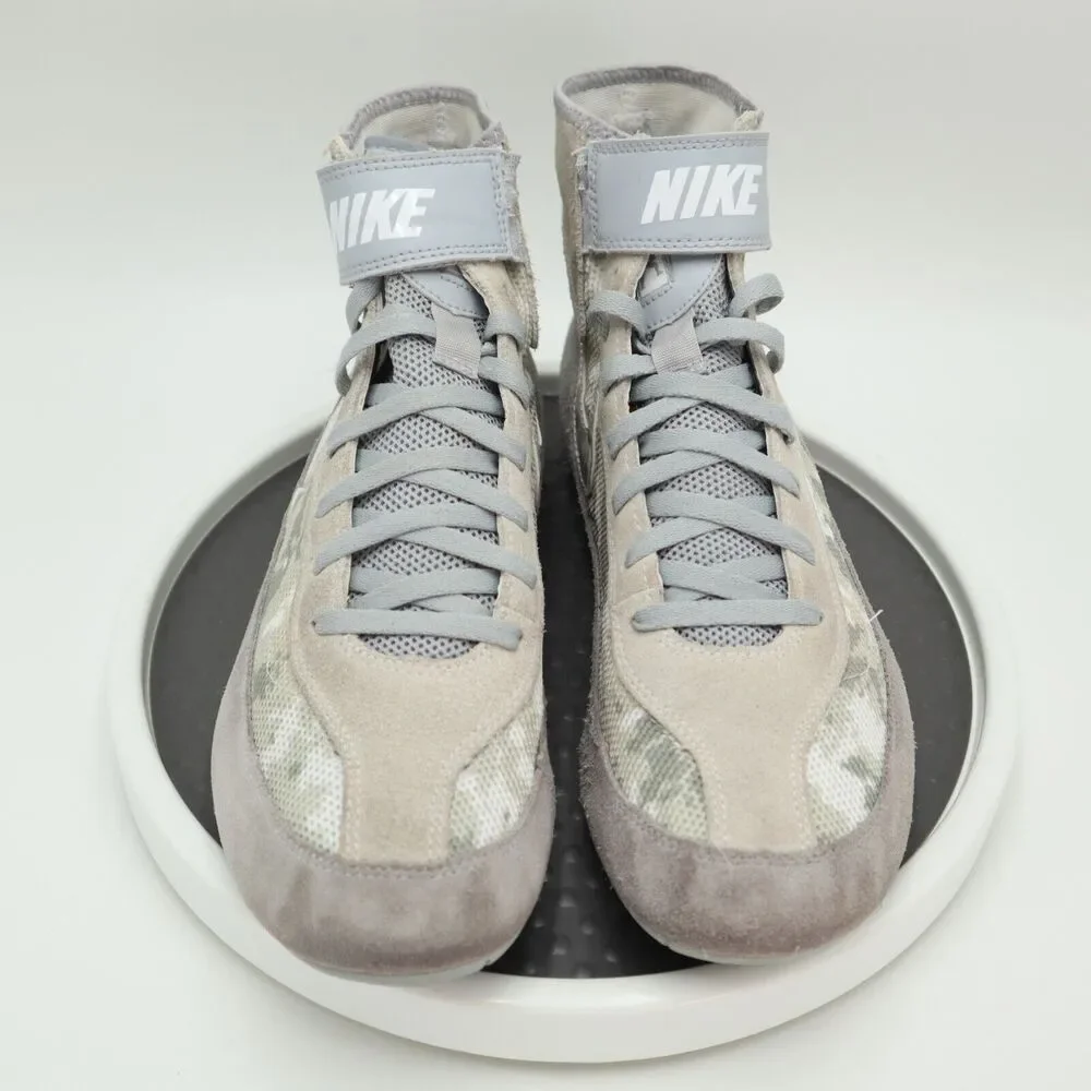 Nike Speedsweep VII Mens Size 11.5 Wrestling Shoes Gray Platinum Camo 366683-003